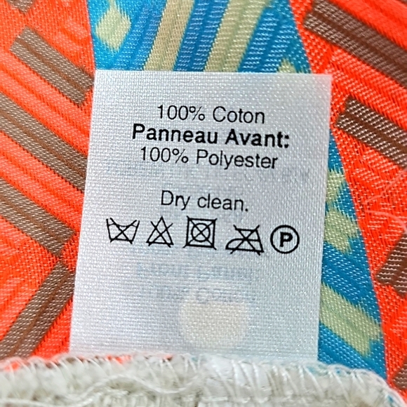 J.Crew Geometric Jacquard Short Sleeve Scoop Neck Sweatshirt Neon Colors Size M - Picture 6 of 9